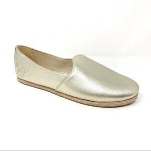 Sam Edelman Everie Gold Metallic Jute Loafer Flat